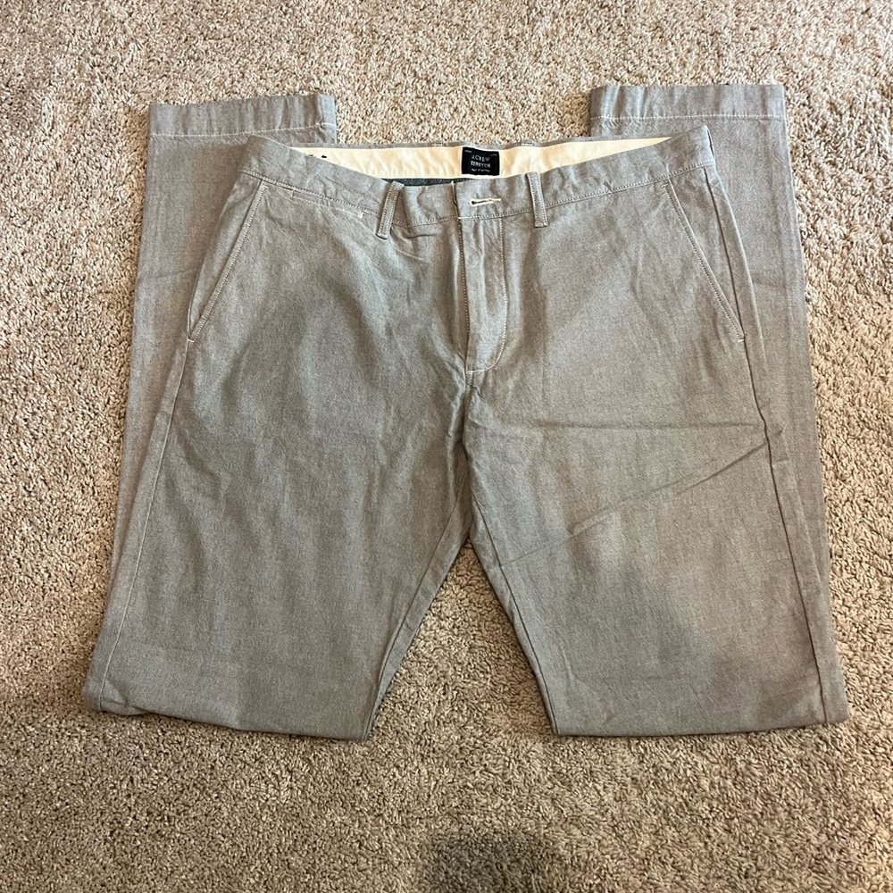 J. Crew Light Gray Chinos for Men 32/34